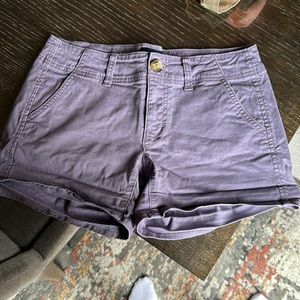 American Eagle used purple shorts, shortie collection. Size 2